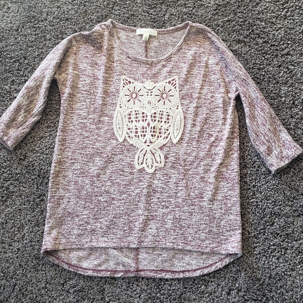 Lace Owl Shirt